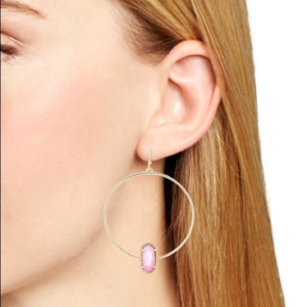 Kendra Scott- Blush Elton Earrings.